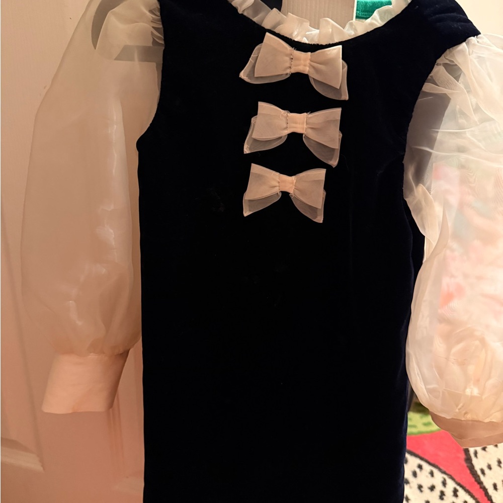 Janie and Jack White Embellished Tiered Sheath Dress